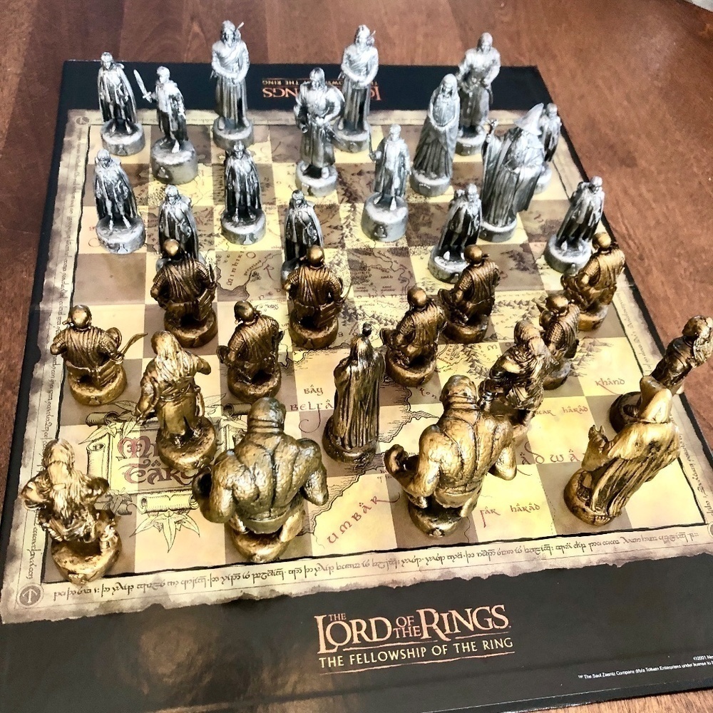 Lord Of The‎ Rings, 2002, Vintage, Chess Set, The Fellowship Of The Rings - Picture 3 of 15